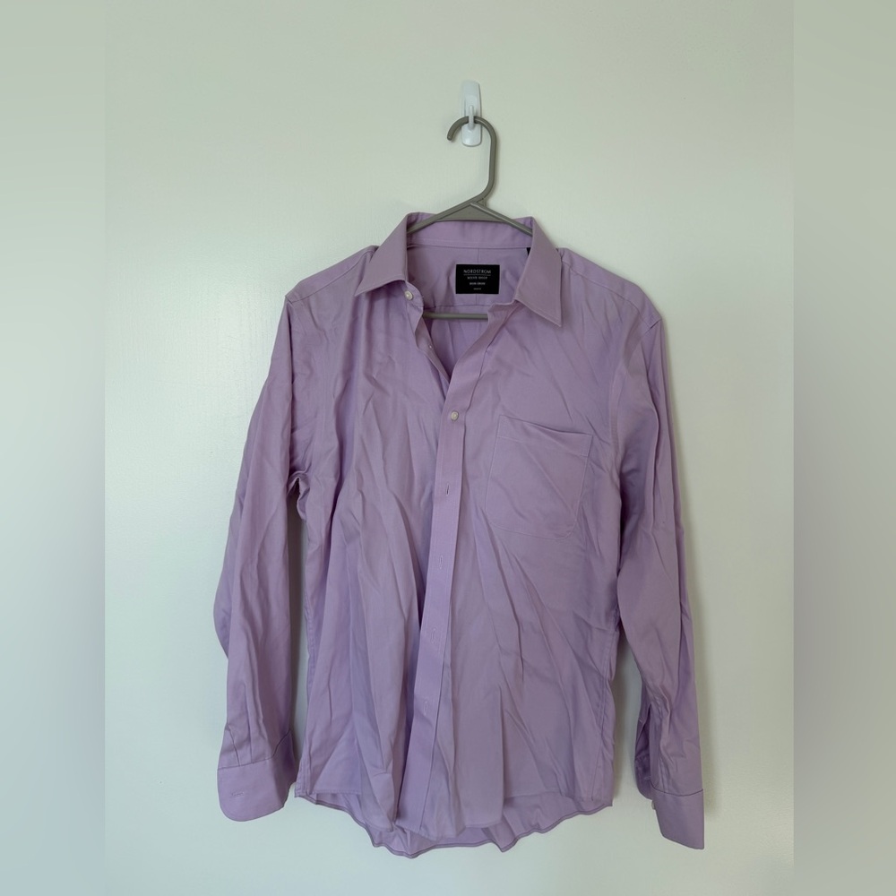 Men’s Purple Nordstrom Dress Shirt